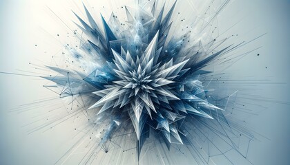 Abstract Geometric Explosion of Crystals and Light