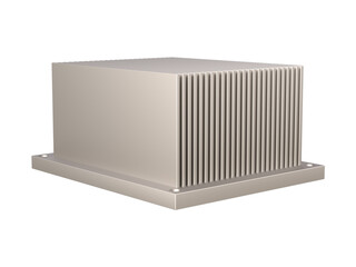 3D aluminum heat sink for computer and electronics motherboard, Parts cooling system.