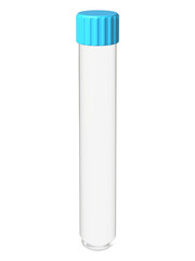 3D Realistic Medical Test blood sample tube rendering, 