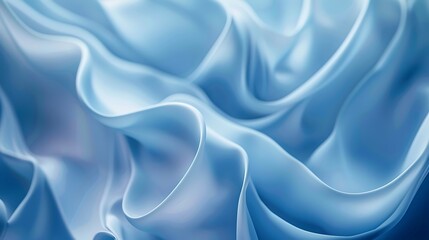 Obraz premium Blue Curve Shapes Soft Defocused Blurred Motion Abstract Background
