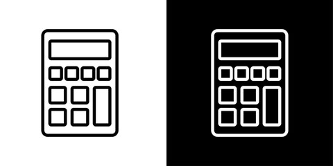 Mathematical Calculator Icon Set Offering Symbols for Financial Analysts, Accountants, and Business Professionals