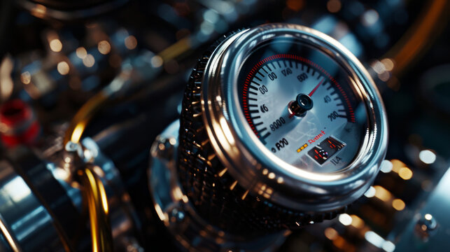 An accurate fuel pressure gauge for measuring the pressure in a fuel system