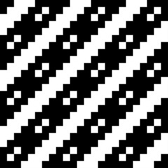 Diagonal stripes, squares ornament. Seamless pattern. Checks, lines ornate. Embroidery background. Folk wallpaper. Tribal motif. Ethnic mosaic. Digital paper, textile print, abstract. Vector artwork. - obrazy, fototapety, plakaty