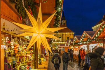 Magdeburger Weihnachtsmarkt Stern