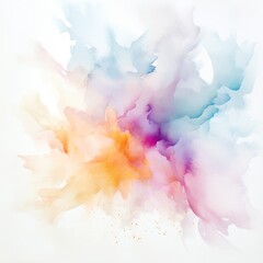 White light watercolor abstract background 