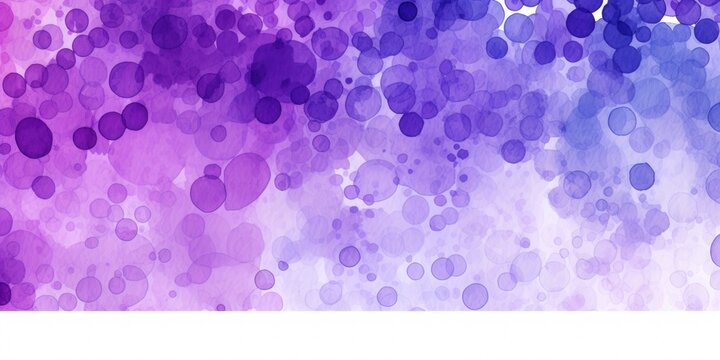 Violet watercolor abstract halftone background pattern