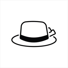 Hat  icon editable stock vector icon