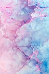Ethereal Pink and Blue Marbled Pattern