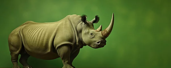  African rhino detail. © Michal
