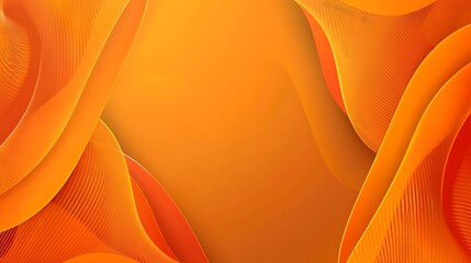 Orange abstract background presentation template