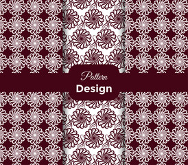 modern seamless floral pattern design template