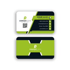 Corporate creative and modern Stylish Professional Business card template design (Double Sided)