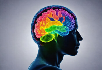 Obraz premium Brain creativity psychology mind