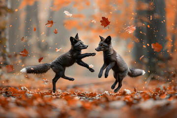 red fox terrier - obrazy, fototapety, plakaty