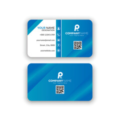 Corporate creative and modern Stylish Professional Business card template design (Double Sided)