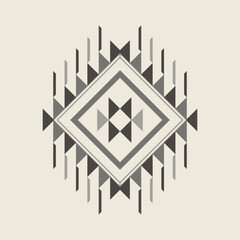 Ikat geometric folklore ornament. Tribal ethnic vector texture. Striped pattern in Aztec style. Figure tribal embroidery. Indian, Scandinavian, Gypsy, Mexican, folk pattern. ikat pattern.