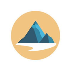 minimalist mountain