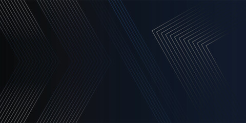 Dark blue background. Modern line stripes curve abstract presentation background. Luxury paper cut background. Abstract decoration, golden pattern, halftone gradients, 3d Vector illustration