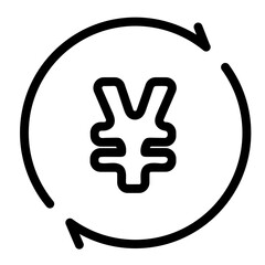 Three shopping mall black outline icon pack