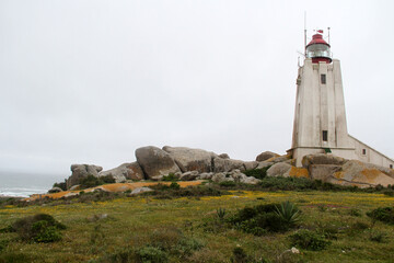 Paternoster, Cape Columbine lighthouse in a small  coastal town on the West Coast near Saldanha Bay. One of the country's most important lighthouses is in this coastal town. Cape Columbine