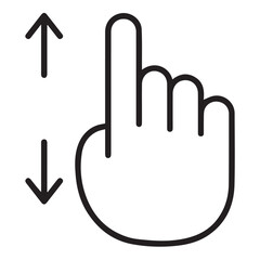 Hand icon, directions