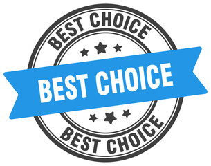 best choice stamp. best choice label on transparent background. round sign