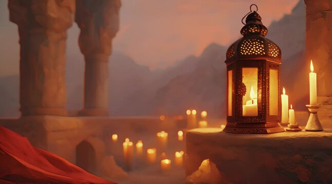 Ramadan and Eid Mubarak: Moosa Al Halyan&rsquo;s Lantern in Amir Zand&rsquo;s Exotic Fantasy Landscapes