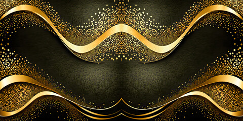 abstract background with gold