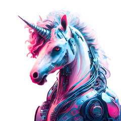 carousel horse on white