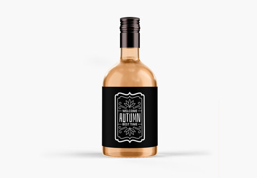 Whiskey Bottle Mockup
