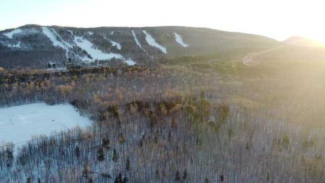 Porcupine Mountains Skiing 