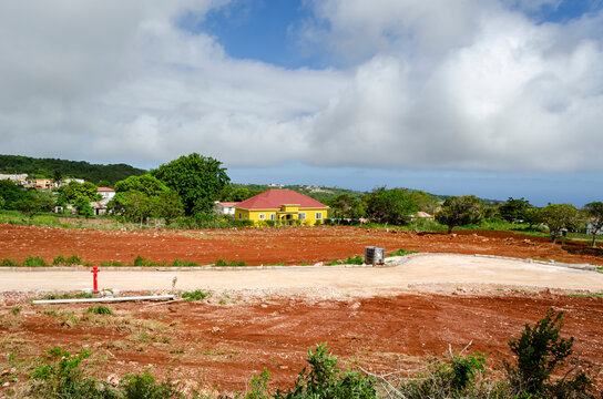 A Marled Road Through Empty Landscape