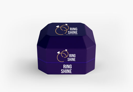 Ring Box Mockup 