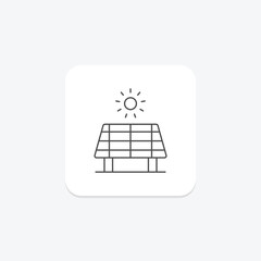 Solar Energy Icon icon, energy, icon, power, renewable, editable vector, pixel perfect, illustrator ai file
