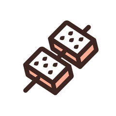 Nightclub colored icon pack