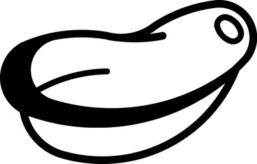 Mother and baby black outline icon pack