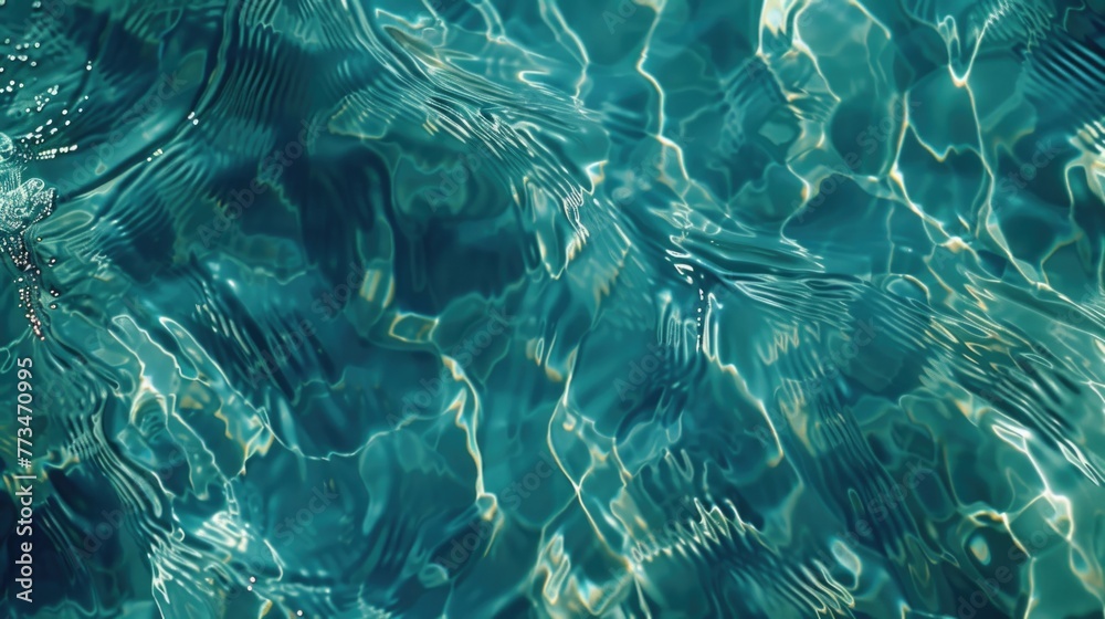 Aufkleber clear view of water in pool, ideal for various projects