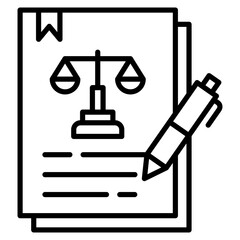 Policy  Icon Element For Design