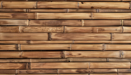 Bamboo wooden textured flooring background