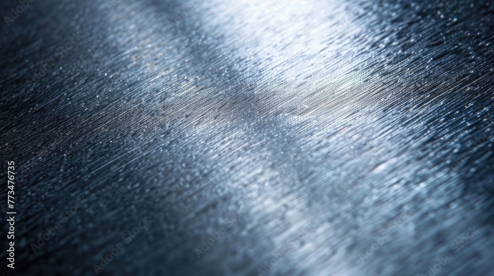 Poster a detailed view of a metal surface with a blurred background. suitable for industrial concepts