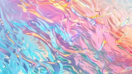 Fototapeta na wymiar Pastel Hued Liquid Abstract Artwork - Beautiful abstract artwork with pastel colors flowing like liquid across the canvas, giving a dreamlike texture and soothing gradient
