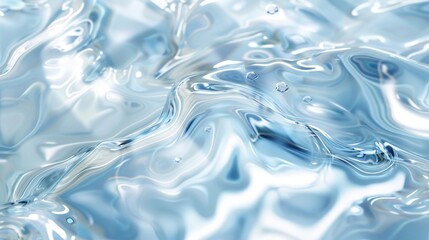A detailed view of a blue liquid surface. Suitable for various design projects