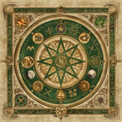 Fototapeta na wymiar Intricate, ancient, Celtic, knot, symbol