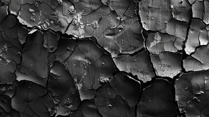 A black and white photo of a cracked wall, suitable for architectural or abstract design projects