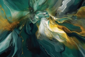 Naklejka premium Abstract colorful marble painting background