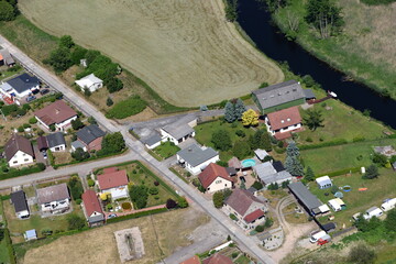 Eggesin, Teil der Wiesenstraße an der Randow 2016