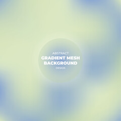 Abstract Gradient Mesh Multi Color (White, Blue, Green) Background or Backdrop Design