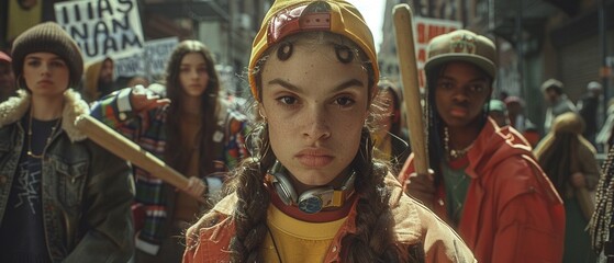 Real is Radical & Retro Active  A documentary-style photo series of modern-day activists dressed in '90s fashion