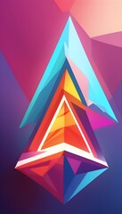 pyramid in the sky abstract building triangle shape
