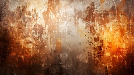 Rusty Paper and Orange Paint Texture in Post-Apocalyptic Style